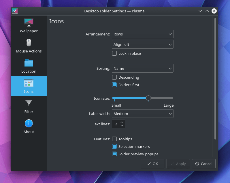 Kde Neon 桌面图标